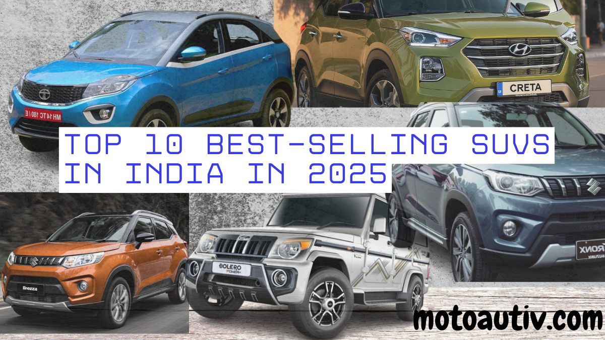 10 Top Selling SUVs in India in 2025