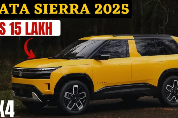 Tata Sierra 2025: The Icon Returns with a Modern Finish Tata Sierra