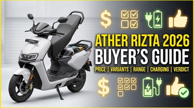 Ather Rizta 2026 Buyer's Guide: Price, Variants, Range, Charging & Verdict