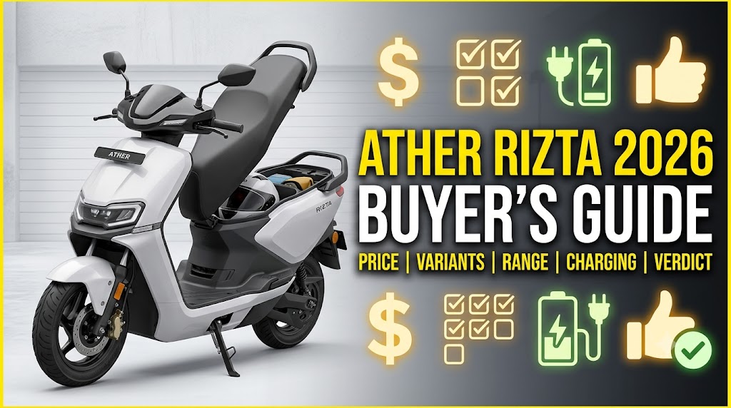 Ather Rizta 2026 Buyer's Guide: Price, Variants, Range, Charging & Verdict