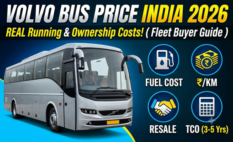 Volvo Bus price in India 2026