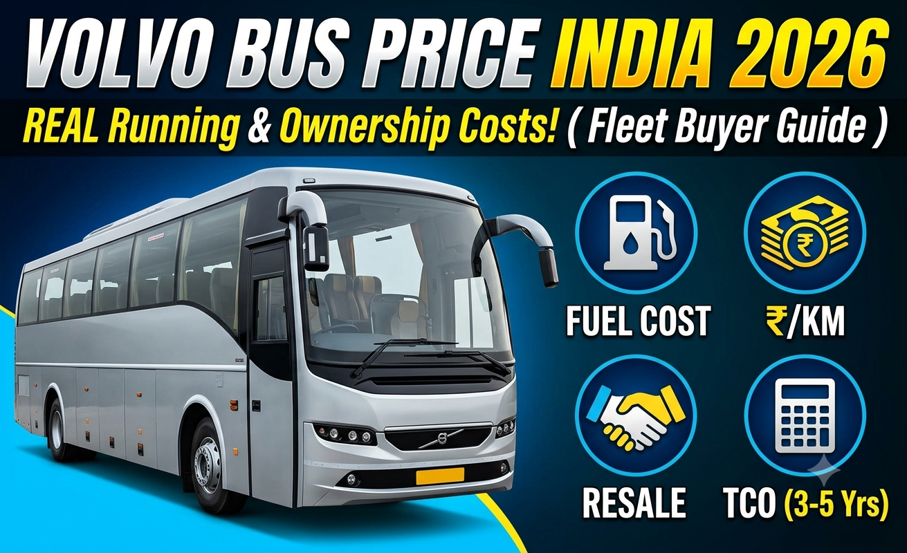 Volvo Bus price in India 2026