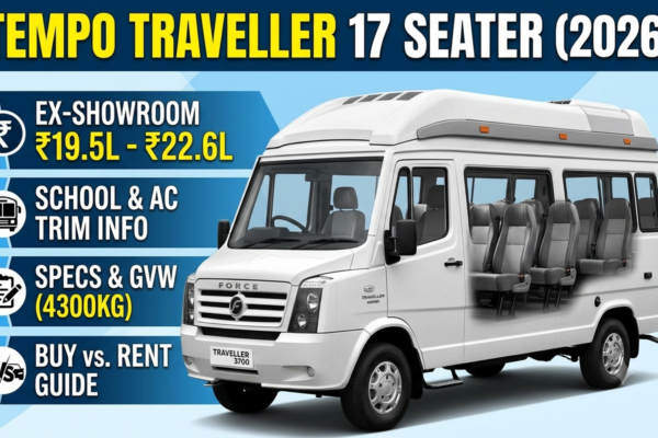 Tempo Traveller 17 Seater Price
