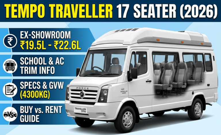 Tempo Traveller 17 Seater Price