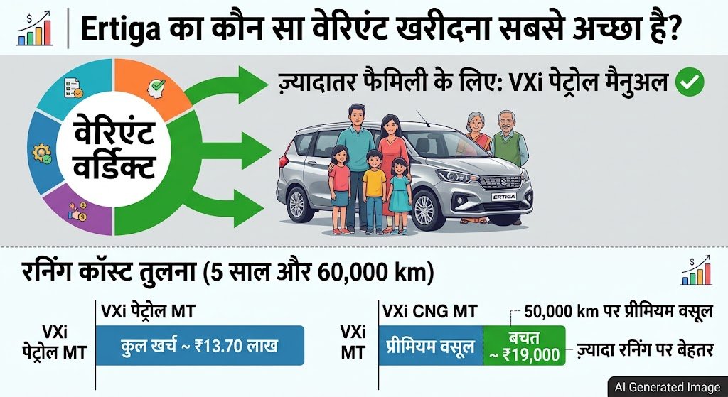 Ertiga की कीमत 2026 – Maruti Suzuki Ertiga